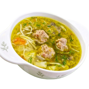 Sup s frikadel'kami