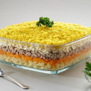 Мимоза/Mimosa salad